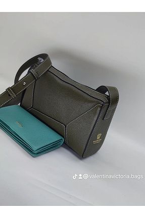 کیف دستی خاکی زنانه سایز متوسط valentina victoria - کد 857591346