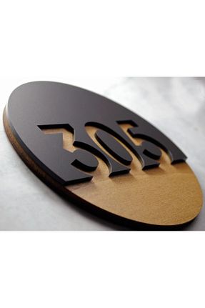 تزئینات درب مشکی چوب Mars - کد 875784844