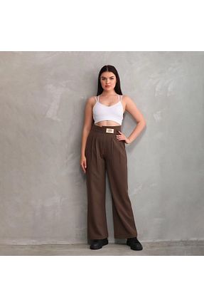 لباس قهوه ای زنانه بافتنی SİA STYLE - کد 875824972