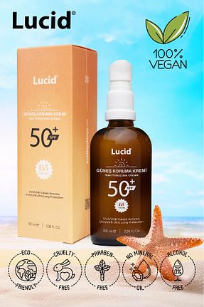کرم ضد آفتاب بدن SPF 50 + Lucid Biochemical - کد 817693457