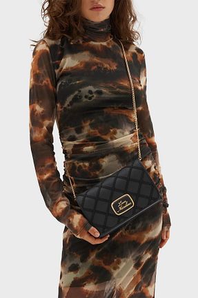 کیف دوشی مشکی زنانه چرم مصنوعی Love Moschino - کد 875849203