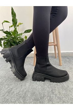 بوت / نیم بوت مشکی زنانه جیر Evojean - کد 875888666