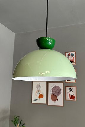 لوستر فیروزه ای فلزی Bamyum - کد 875897579