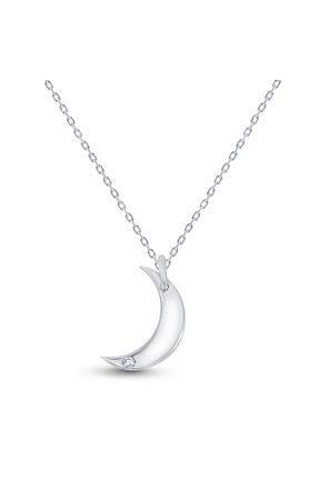 گردنبند نقره زنانه 925 عیار Luna Diamond - کد 875924402