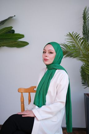 شال سبز زنانه پنبه ای Zenica - کد 876845248
