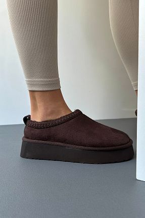 بوت / نیم بوت قهوه ای زنانه چرم مصنوعی Mupa Shoes - کد 875922903