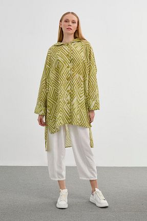 تونیک سبز زنانه بافتنی Zühre - کد 823662105