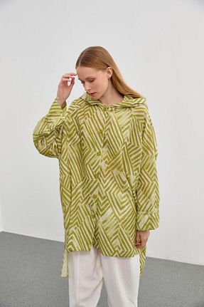 تونیک سبز زنانه بافتنی Zühre - کد 823662105