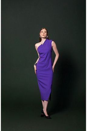 لباس بنفش زنانه بافتنی KAMEYA - کد 875928497