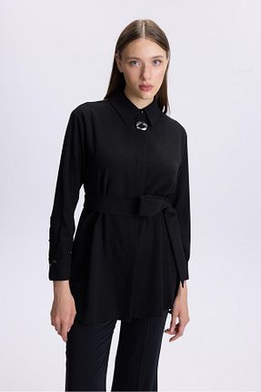 تونیک مشکی زنانه بافتنی Zühre - کد 875928589
