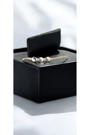 دستبند استیل (فولاد) زرد زنانه استیل (فولاد) SOSYETEZGAHI - کد 875928869