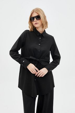 تونیک مشکی زنانه بافتنی Zühre - کد 875928659