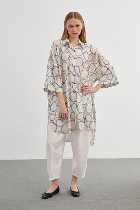 تونیک سرمه ای زنانه بافتنی Zühre - کد 823662043