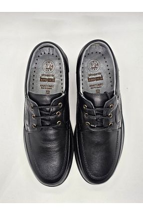 کفش کژوال مشکی مردانه چرم خالص İzderi - کد 875932097