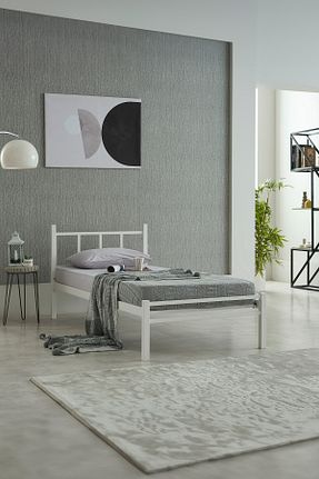 چارچوب تخت سفید فلزی Unimet - کد 849796755