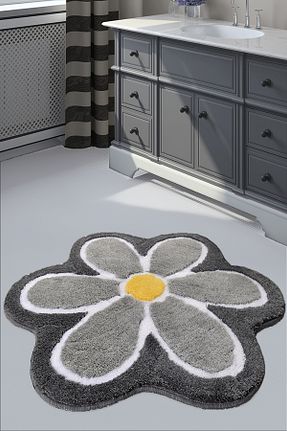 پادری حمام طوسی 1 پارچه Chilai Home - کد 4134129