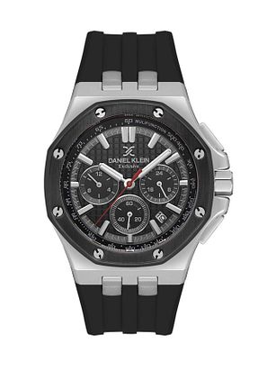 ساعت مچی مشکی مردانه 43 میلی متر Daniel Klein - کد 875936270