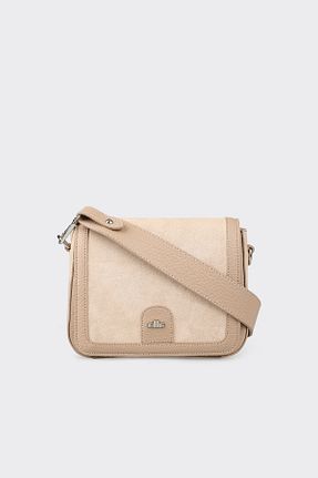 کیف دوشی بژ زنانه پارچه ای Elle - کد 865153208