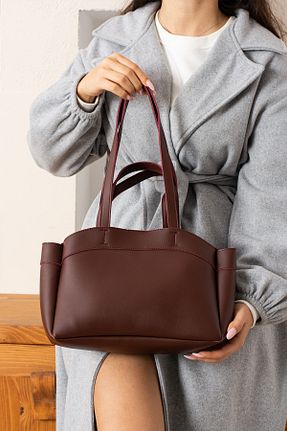 کیف دستی زرشکی زنانه سایز متوسط HONEY BAG - کد 875947311