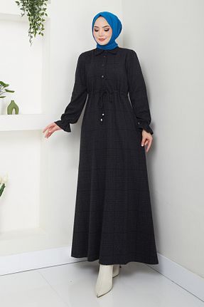لباس مشکی زنانه بافت ModaMerve - کد 875948471