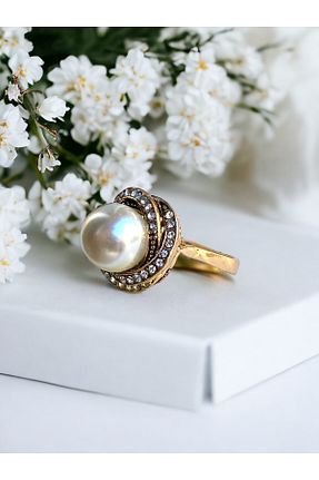 انگشتر جواهر سفید زنانه مروارید FAYRA ACCESSORIES - کد 814643827