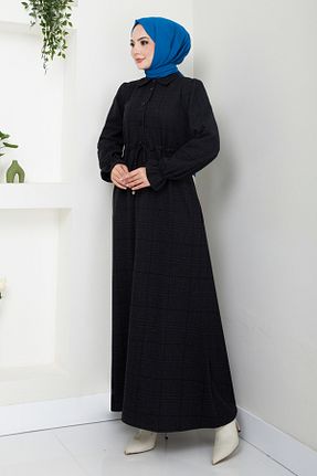 لباس مشکی زنانه بافت ModaMerve - کد 875948471