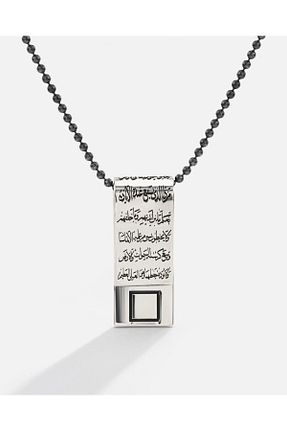 گردنبند نقره مشکی مردانه 925 عیار MEKS PRIVE - کد 902787828