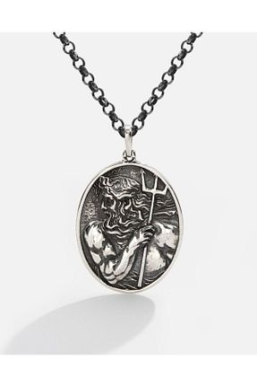 گردنبند نقره مشکی مردانه 925 عیار MEKS JEWELS - کد 875957891