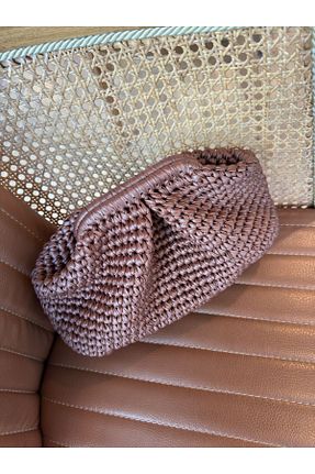 کیف پورتفوی و کلاچ قهوه ای زنانه duendehandicrafts - کد 875973480
