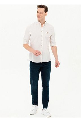 پیراهن رنگی مردانه اسلیم U.S. Polo Assn. - کد 876014131