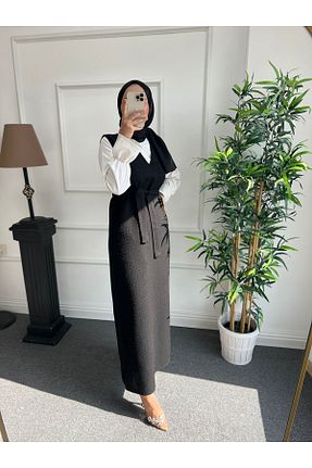 لباس حجاب مشکی زنانه Jile Nisa Nalbantoğlu - کد 860106711