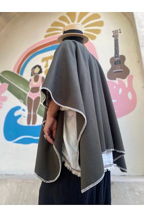 پانچو خاکی زنانه arslan deco - کد 876015689