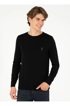 پلیور مشکی مردانه ساده U.S. Polo Assn. - کد 876173761