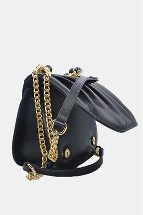 کیف دوشی مشکی زنانه چرم مصنوعی BELARVS - کد 876184572