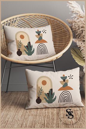 کوسن و روکش کوسن رنگی مخمل SasoHome - کد 876190491