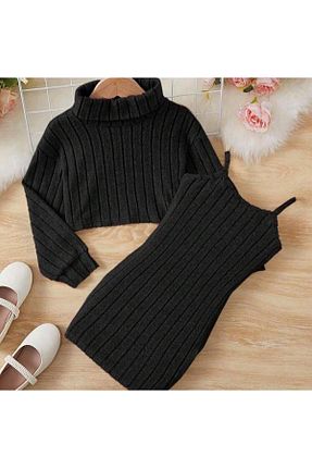 لباس مشکی بچه گانه بافت Yavrumsa - کد 876275935