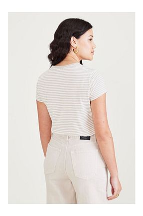 تیشرت بژ زنانه رگولار Dockers - کد 787847881