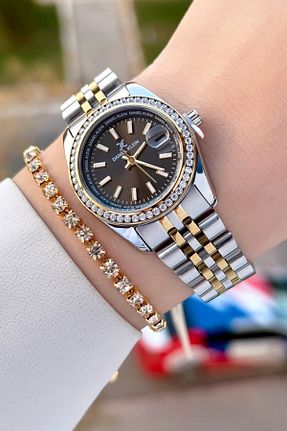 ساعت مچی طلائی زنانه 26-30 میلی متر Daniel Klein - کد 876221032