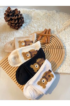 جوراب رنگی زنانه لیکرا ASGÜL SOCKS - کد 876221835