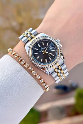 ساعت مچی طلائی زنانه 26-30 میلی متر Daniel Klein - کد 878906259