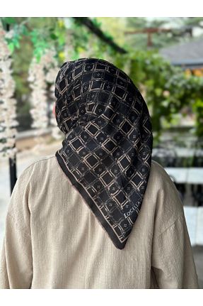 روسری مشکی پنبه ای locella - کد 876284922