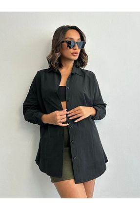 پیراهن مشکی زنانه اورسایز BEJNA - کد 796086735