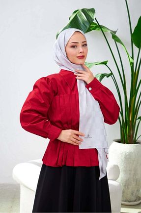 شال طوسی زنانه پنبه ای Themizel - کد 876273387