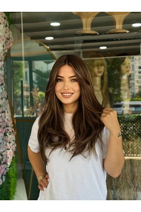کلاه گیس قهوه ای زنانه Fenomen Peruk - کد 876292937