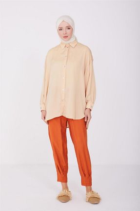 پیراهن حجاب طوسی زنانه رگولار Armine - کد 790578228