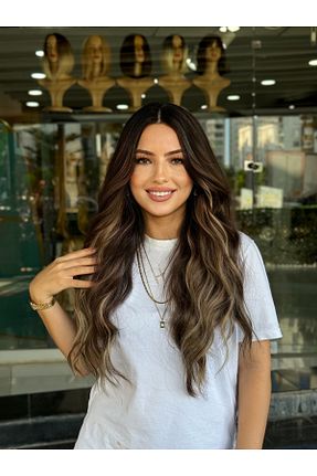 کلاه گیس قهوه ای زنانه Fenomen Peruk - کد 876293803