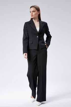 ست بالاتنه و پائین تنه مشکی زنانه بافتنی Bolivente - کد 876314349