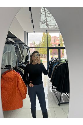 بادی مشکی زنانه یقه دوچرخه Şevval saraç butik - کد 876320193