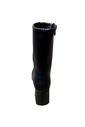 بوت / نیم بوت مشکی زنانه چرم مصنوعی miçe shoes - کد 876339873