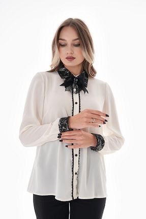 پیراهن سایز بزرگ سفید زنانه سایز بزرگ Loom Boutique - کد 862063092